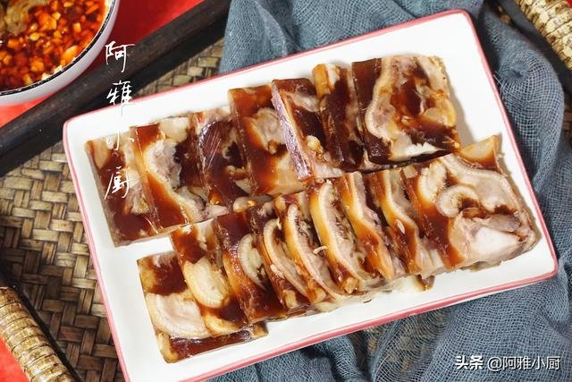 猪蹄别红烧了，教你做猪蹄冻，不加一滴油【真香】1