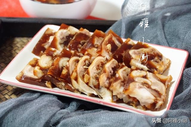 猪蹄别红烧了，教你做猪蹄冻，不加一滴油【真香】2