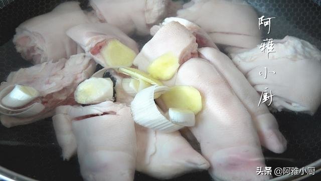 猪蹄别红烧了，教你做猪蹄冻，不加一滴油【真香】3