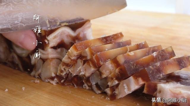 猪蹄别红烧了，教你做猪蹄冻，不加一滴油【真香】7