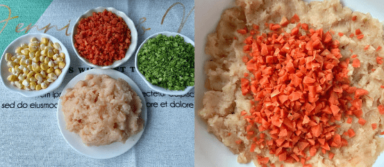 好吃不胖减脂餐！低卡低脂【蔬菜鸡肉饼】！ 2