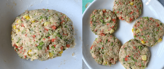 好吃不胖减脂餐！低卡低脂【蔬菜鸡肉饼】！ 4