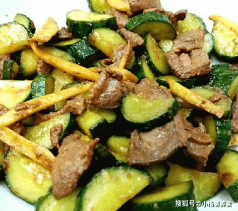 贫血补血吃什么食物最好-要多吃【黄瓜炒猪肝】2