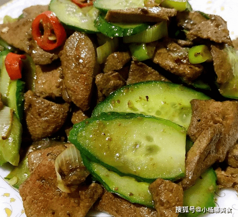 贫血补血吃什么食物最好-要多吃【黄瓜炒猪肝】5