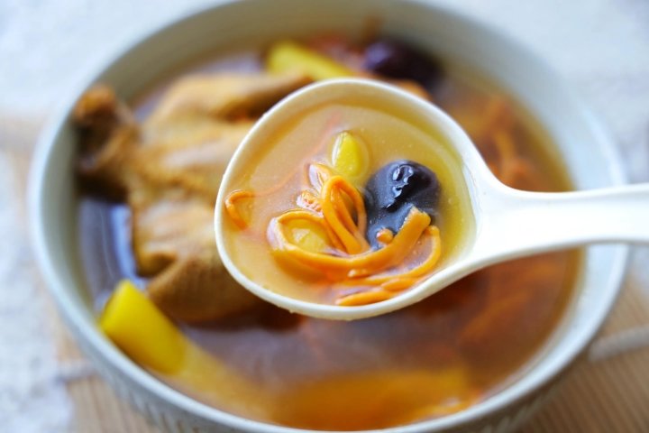 营养鲜美又养胃的【山药虫草菇鸽子汤】3