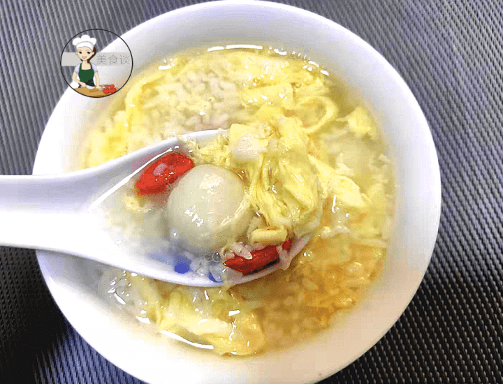 【酒酿小汤圆蛋花汤】驱寒暖身补气血，对女人好！2