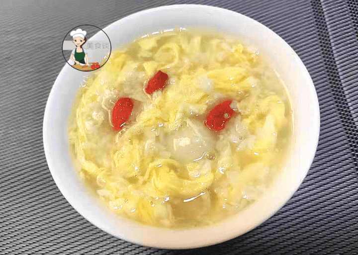 【酒酿小汤圆蛋花汤】驱寒暖身补气血，对女人好！13