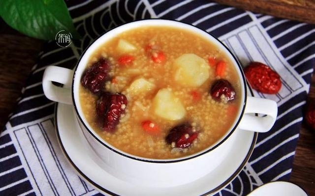 暖胃又健脾吃【山药红糖小米粥】1