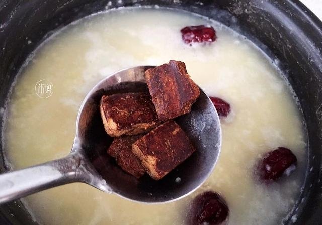 暖胃又健脾吃【山药红糖小米粥】8