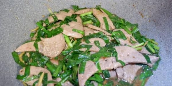 韭菜加猪肝，益血补肝、明目，补气健脾1