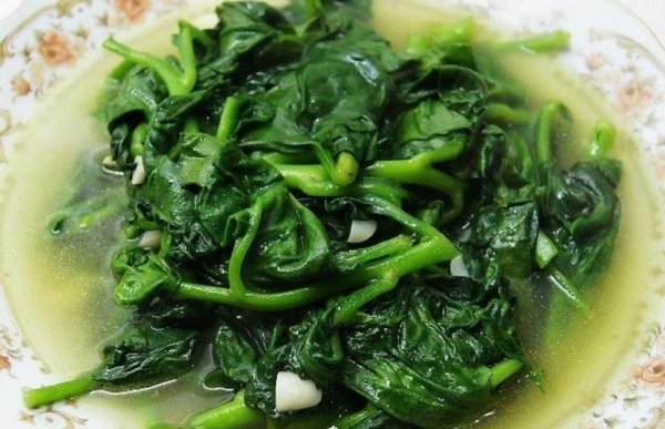 多吃【清炒木耳菜】，美白祛斑，晒黑了也不怕