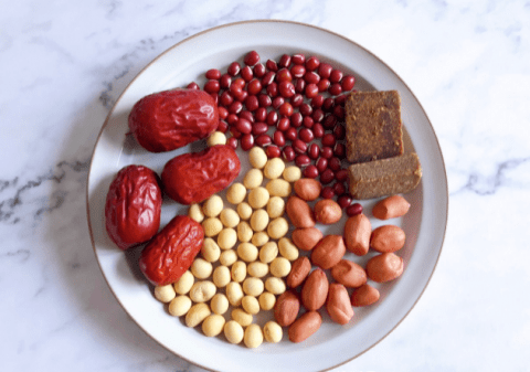 驱寒补气血可以喝【四红豆浆】5