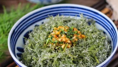 经常吃这道菜【玉米粉拌茴香】，养胃护胃2