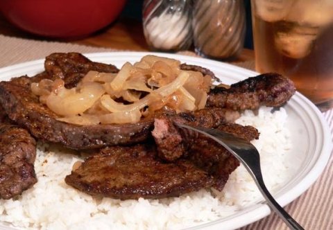 【洋葱炒猪肝】补气血又消炎，气色越来越好3