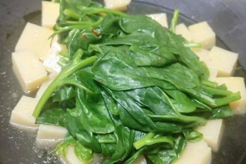 木耳菜米豆腐汤怎么做好吃-木耳菜米豆腐汤的做法8