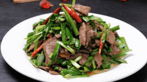 韭菜炒猪肝的功效-韭菜炒猪肝的做法2