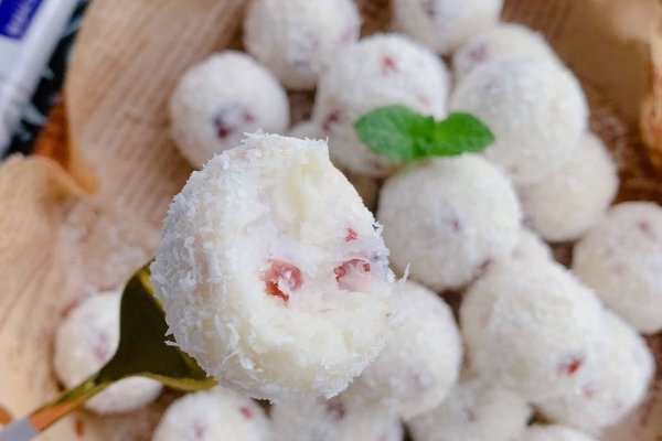 推荐一道健脾胃小零食【蔓越莓山药球】的做法2