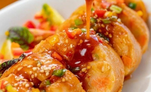 推荐一道健脾养胃的食物【鱿鱼酿山药泥】7