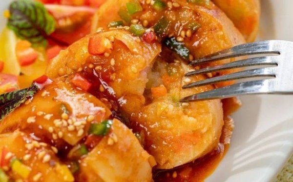 推荐一道健脾养胃的食物【鱿鱼酿山药泥】10