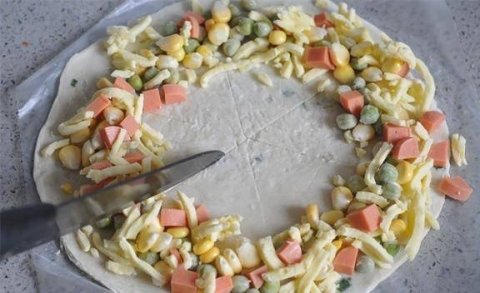 手抓饼做披萨怎么做-懒人披萨做法4