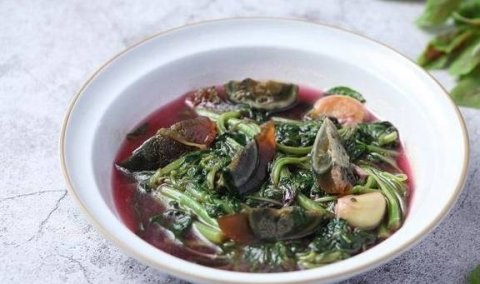 上汤苋菜怎么做好吃-上汤苋菜皮蛋的做法1