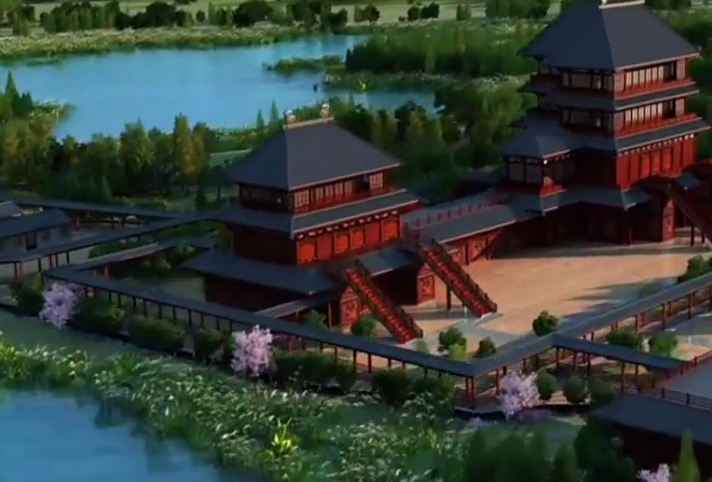 湖北襄阳楚桑丝博园景点介绍1