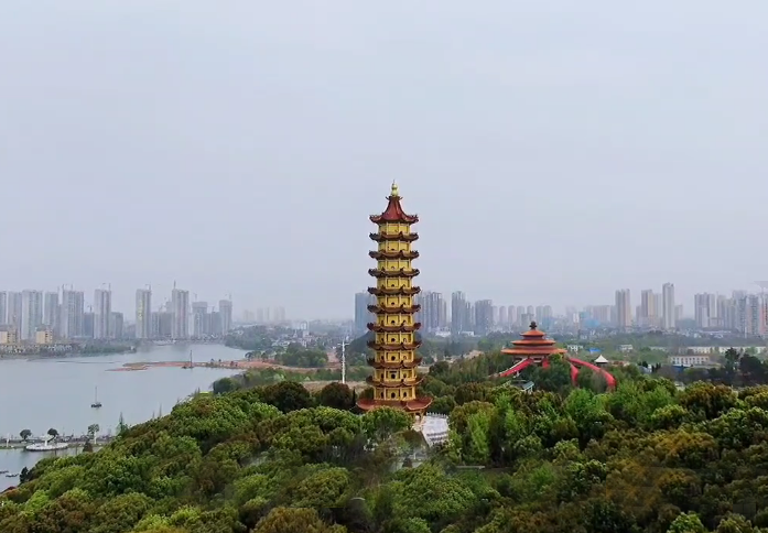 湖北鄂州莲花山元明塔景点介绍1