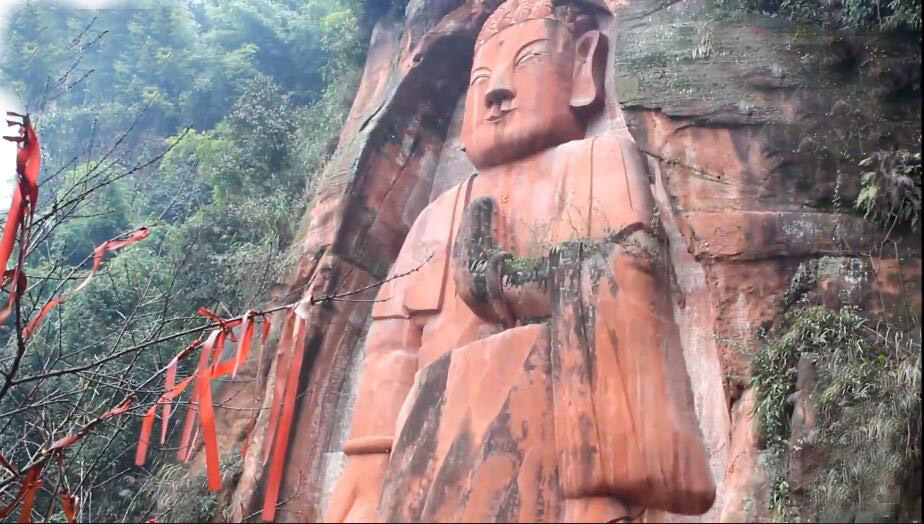 四川宜宾屏山立佛(八仙山大佛)景点介绍1