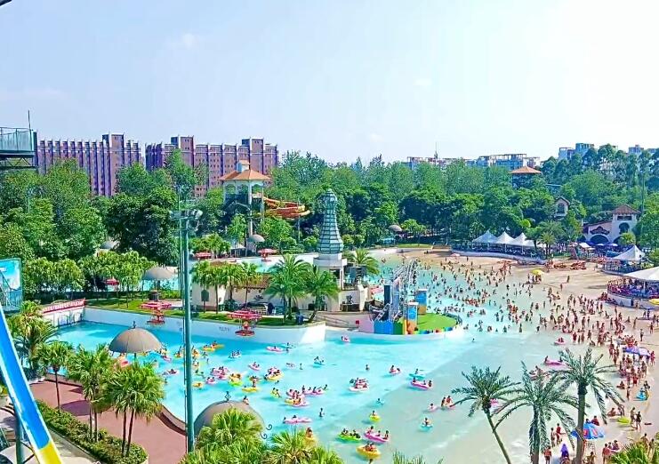 四川成都国色天香乡水上乐园景点介绍1