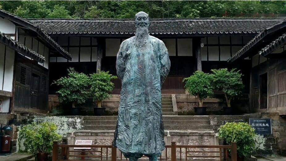 四川南充莲池张澜故居景点介绍1