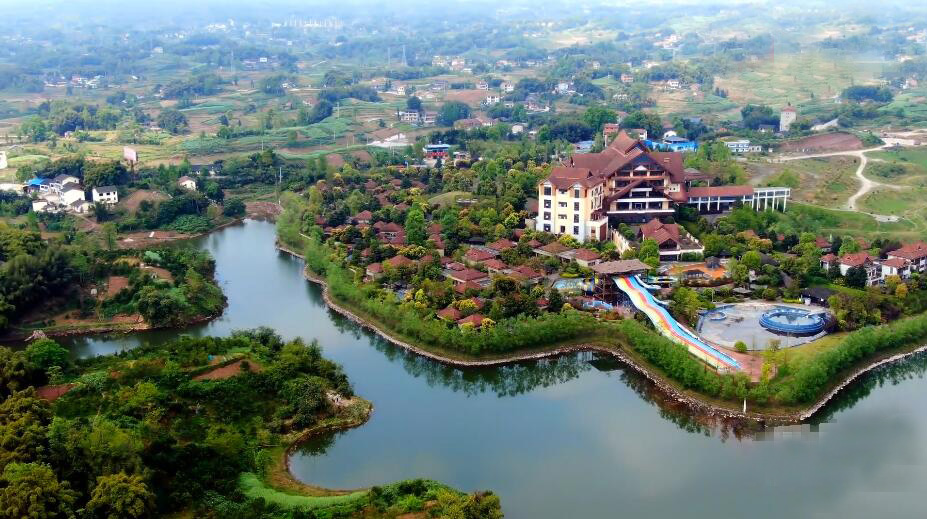 四川凉山乔窝镇螺髻九十九里温泉瀑布景点介绍1