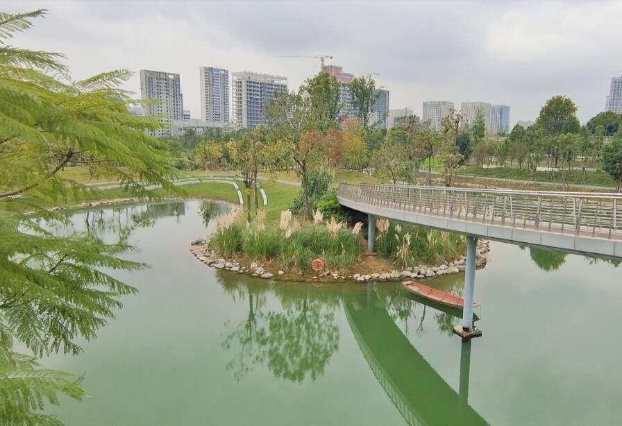 四川成都新川之心中央公园景点介绍1