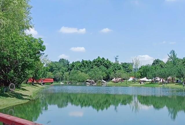 四川成都锦城湖公园景点介绍1