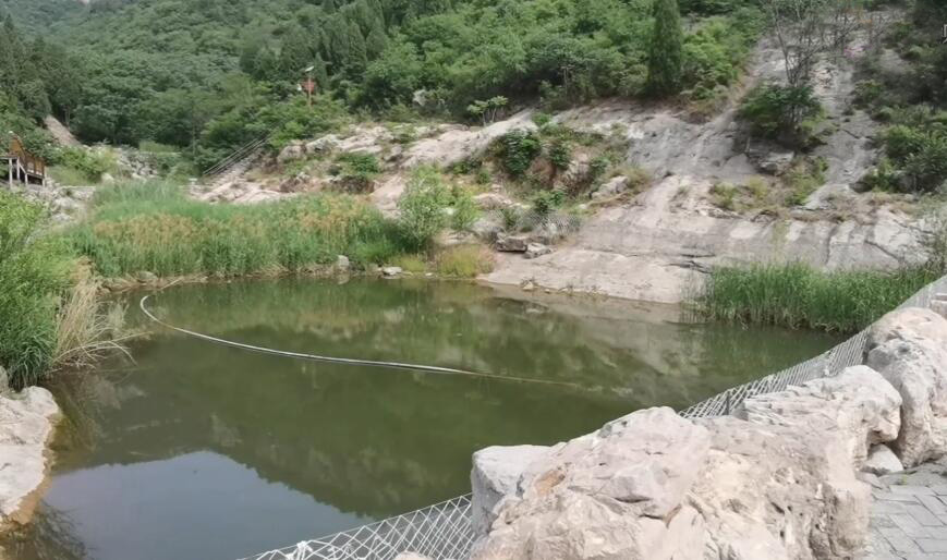 河南安阳景区太行桃花谷琴台景点介绍1