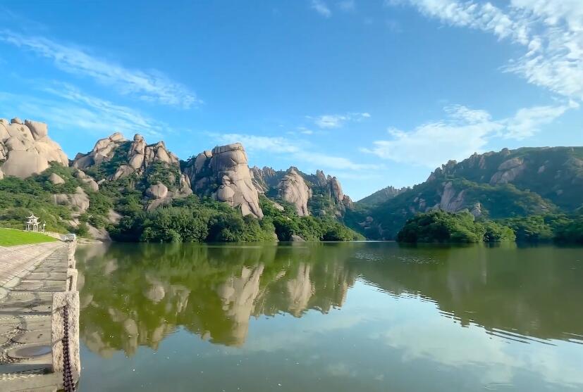 河南驻马店景区嵖岈山天磨湖景点介绍1