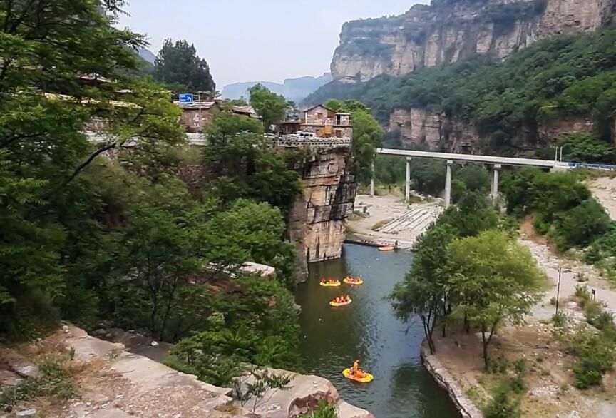 河南安阳景区太行大峡谷漂流景点介绍1