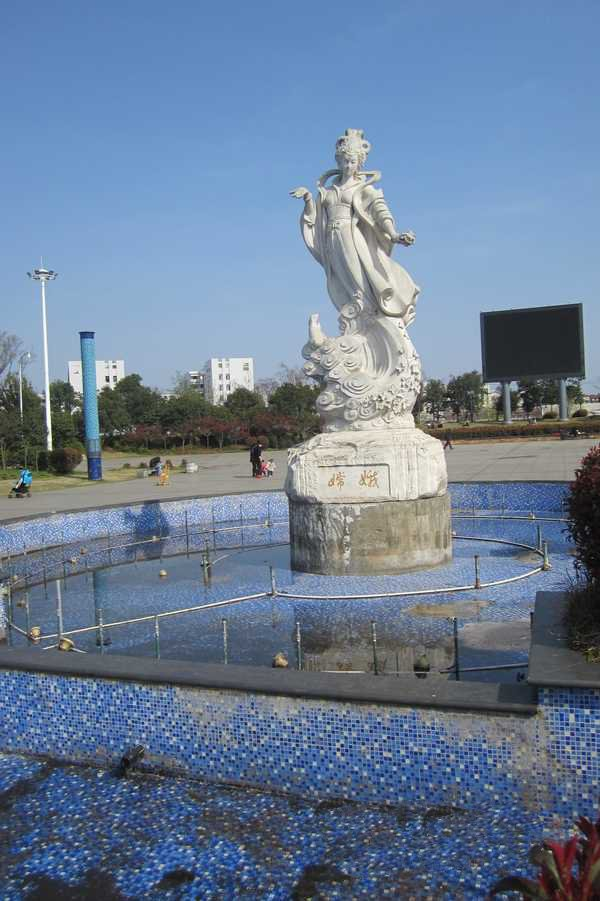 江苏盐城后羿公园嫦娥湖景点介绍1