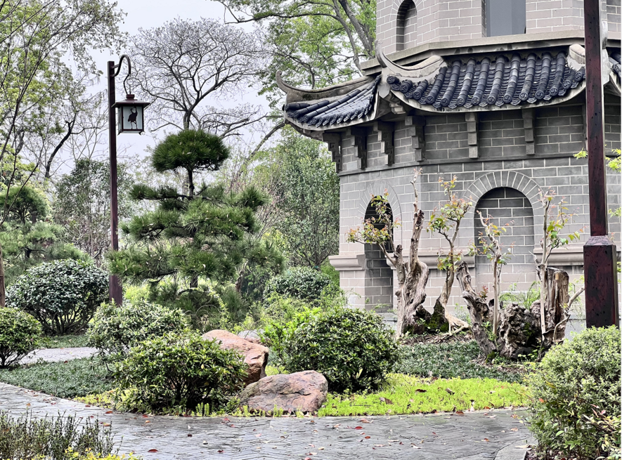 江苏扬州凤凰岛瞭望塔景点介绍2