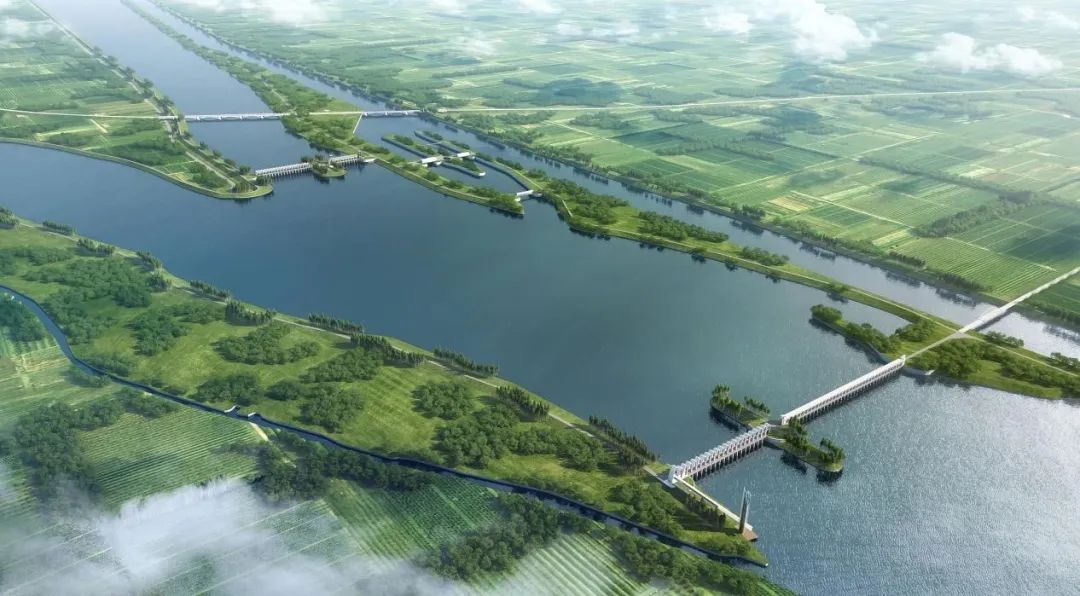 江苏盐城淮河入海水道滨海枢纽水利风景区景点介绍2