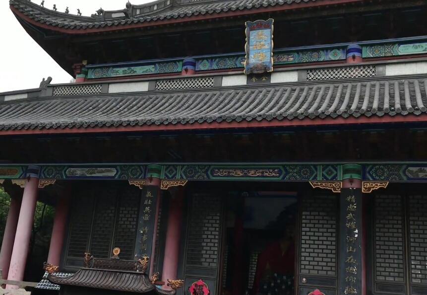 山东枣庄岳飞养眼楼景点介绍1