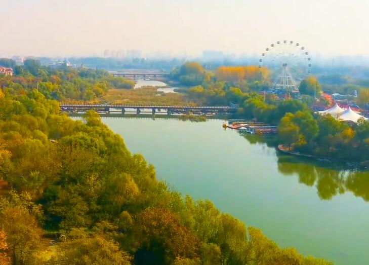 山东潍坊白浪绿洲湿地欢乐王国景点介绍1