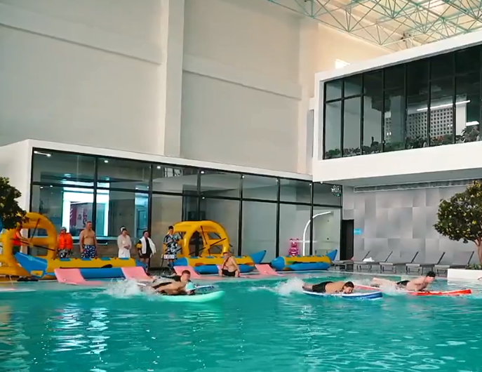 葫芦岛百大万美温泉水上乐园游玩攻略1