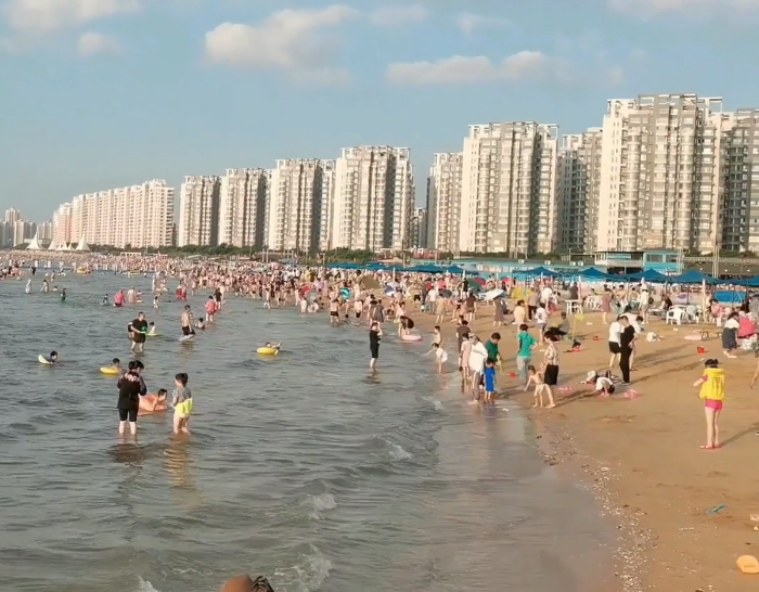 大连月亮湾浴场游玩攻略2