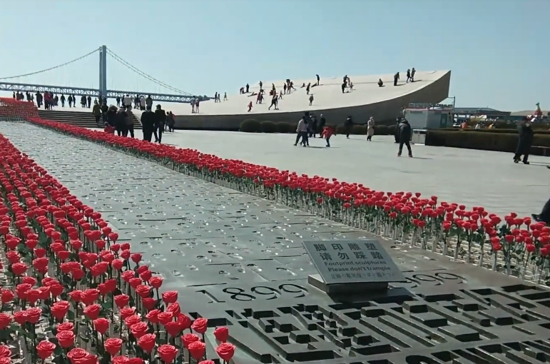 大连百年纪念城雕游玩攻略1