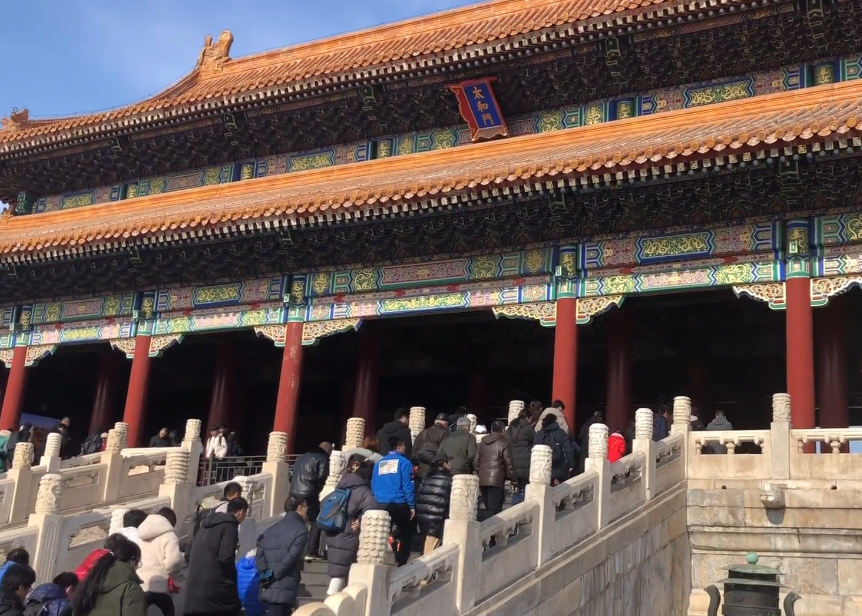 北京旅游景点:故宫太和门1