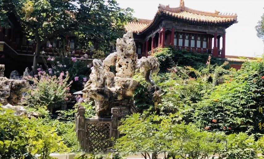 北京旅游景点:故宫御花园1