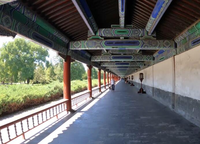 北京旅游景点:天坛七十二长廊1