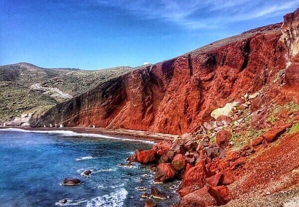 圣托里尼著名景点分享,一起步入动人的小海湾1
