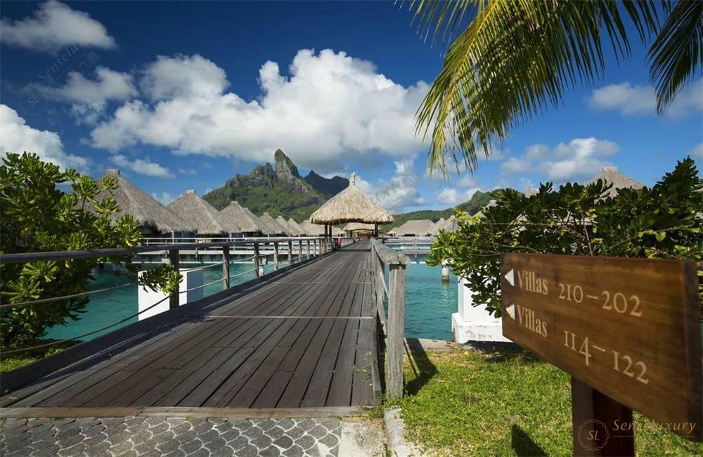 大溪地波拉波拉岛上公认的豪华酒店2