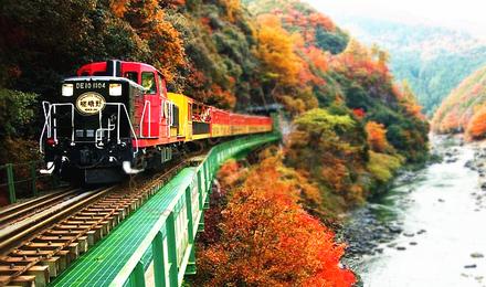 去京都赏枫，岚山是一个不错的选择3